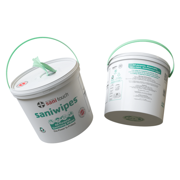 SaniWipe_3D-600x600 Saniwipe 500 - 100% Recyclable