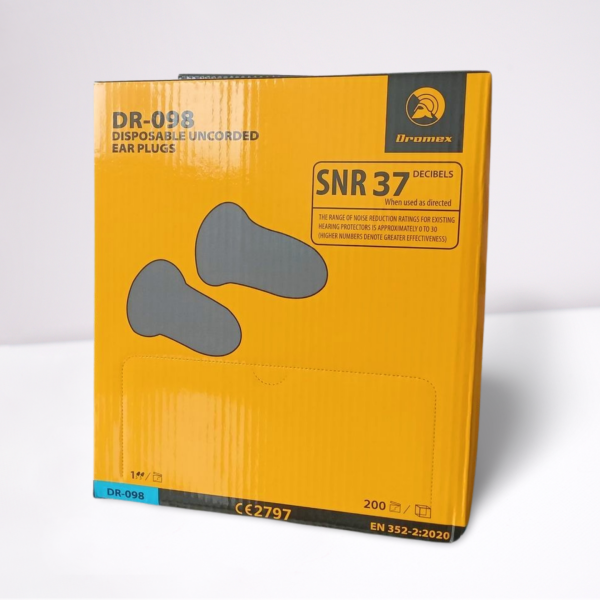 Dromex Cordless Foam Earplugs (200 units)