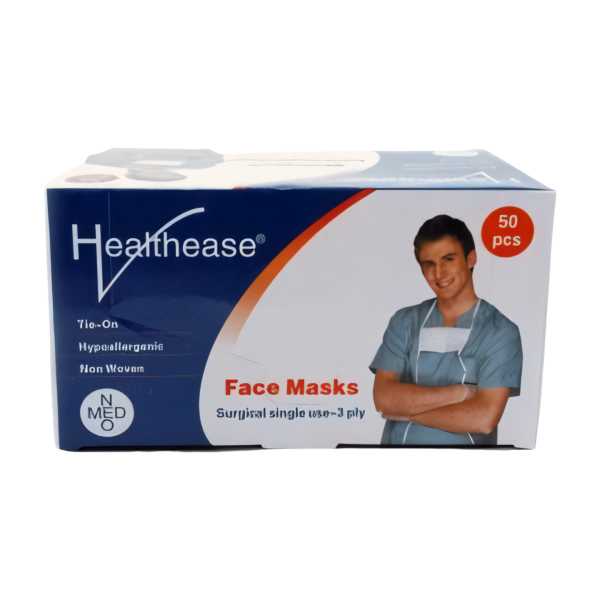 Healthease 3 Ply Surgical Mask with ties (50s)