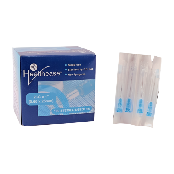 Healthease Sterile Needles - 23GX25MM (100s)